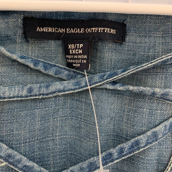 American Eagle denim XS dress NWOT - Picture 9 of 10